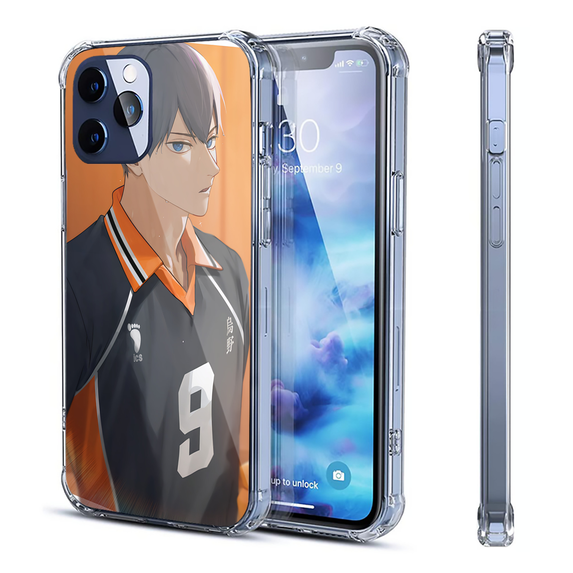 （画像用） ハイキュー!! Haikyu!! 【iPhone 12シリーズ対応】透明スマホケース（クリアソフトケース）